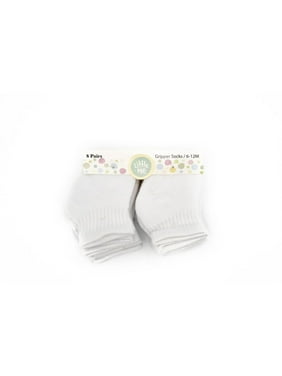 nuoshen 6 Pairs Baby Shower Gifts Socks Alphabet Baby Socks Gift Set Cute Funny Present Socks for Baby Boys Girls 3-18 Month